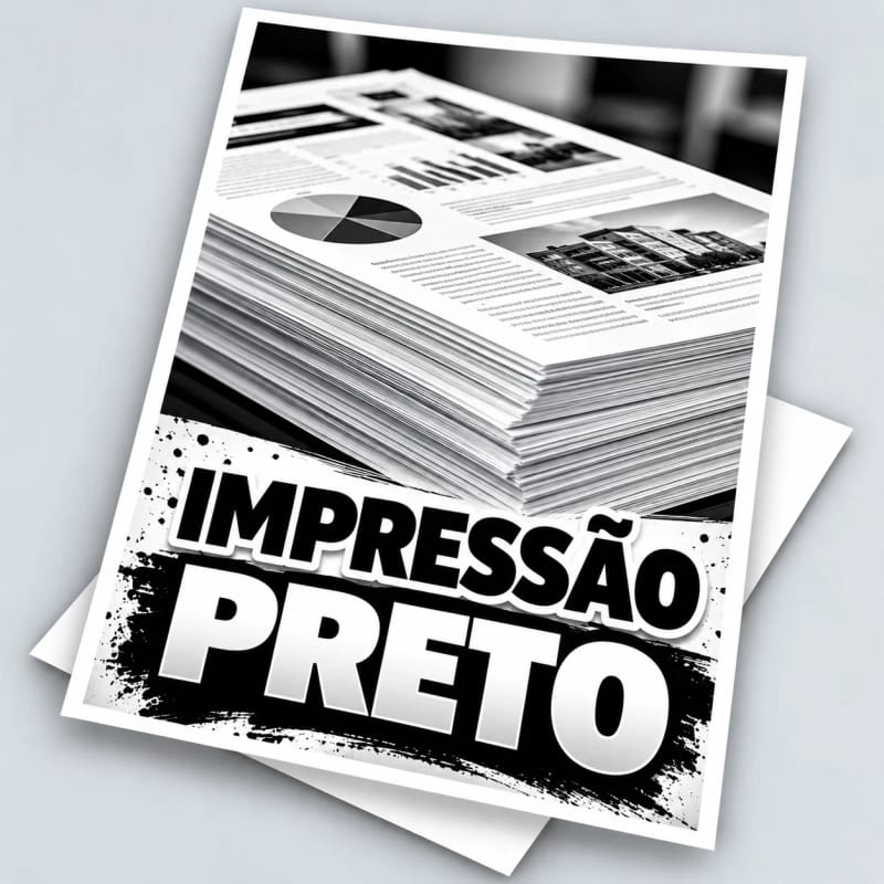 IMPRESSÃO PRETO A4