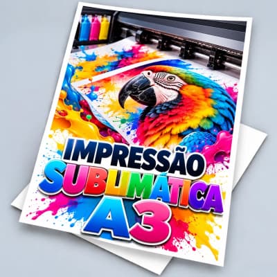 IMPRESSÃO SUBLIMÁTICA A3