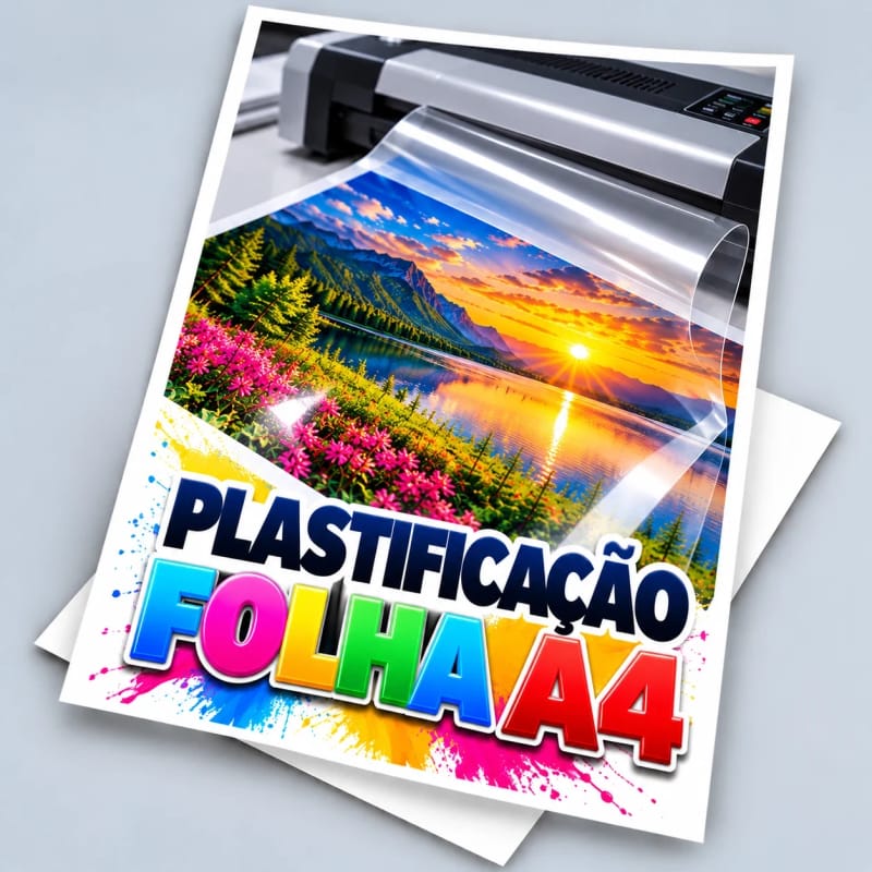 PLASTIFICAÇÃO FOLHA A4