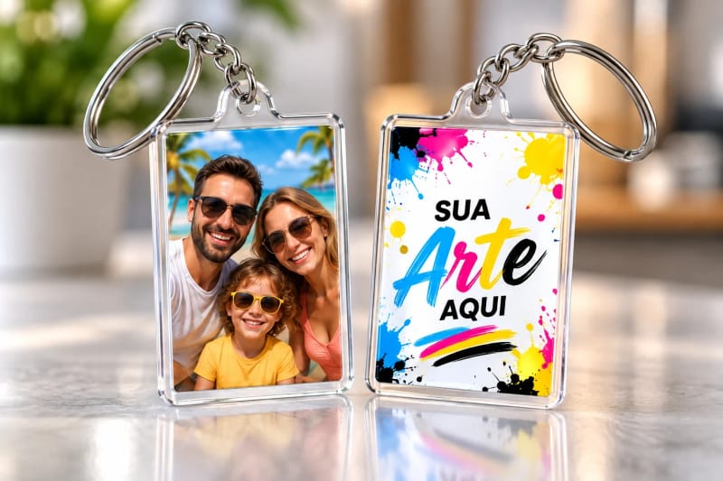 Chaveiro Acrílico 3x4